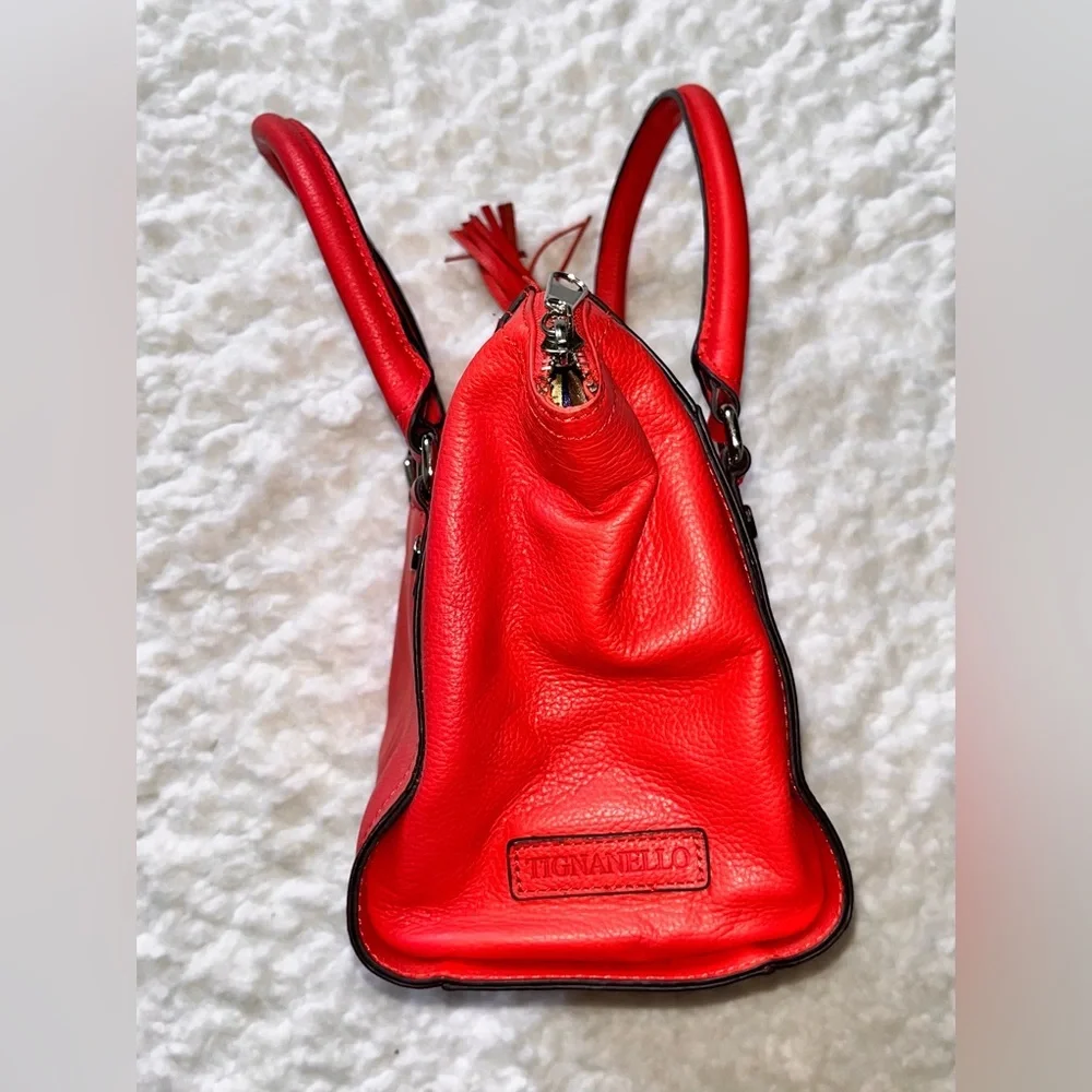 TIGNANELLO CORAL COLORED HANDBAG